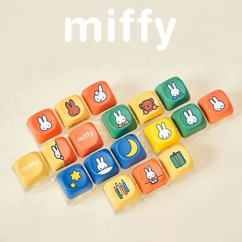 Miffy - Keycap Fidget Schlüsselanhänger - Blindbox - Einzelbox - 12.6cm
