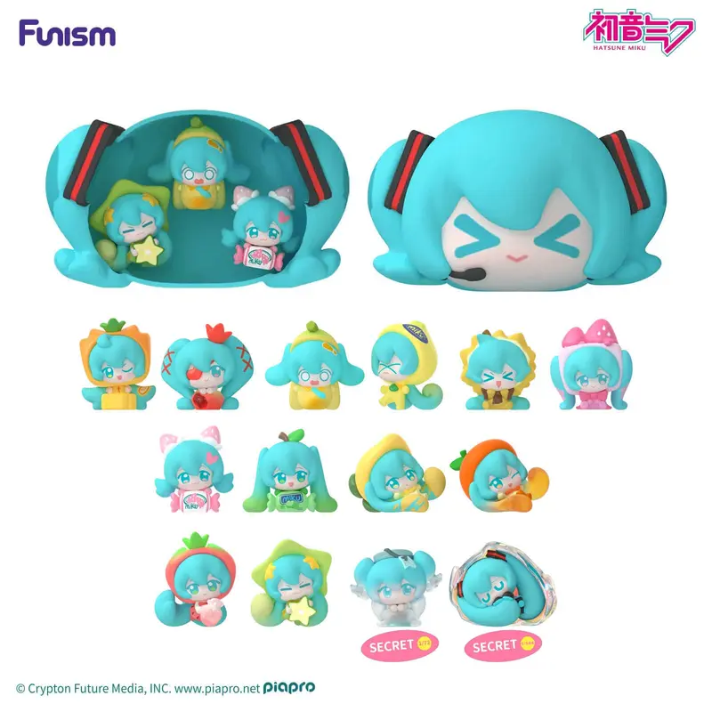 Miku Hatsune - Dopamine Qface - Blindbox - Einzelbox - ca. 80 mm - Funism