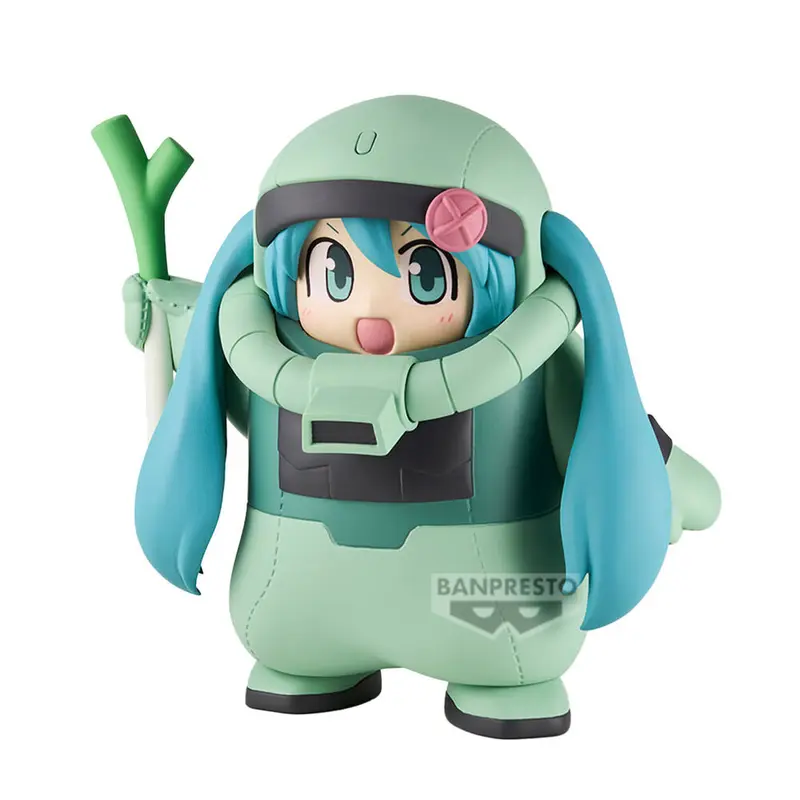 Mobile Suit Gundam x Hatsune Miku - Zaku Costume 45th Anniversary Figur (Banpresto)