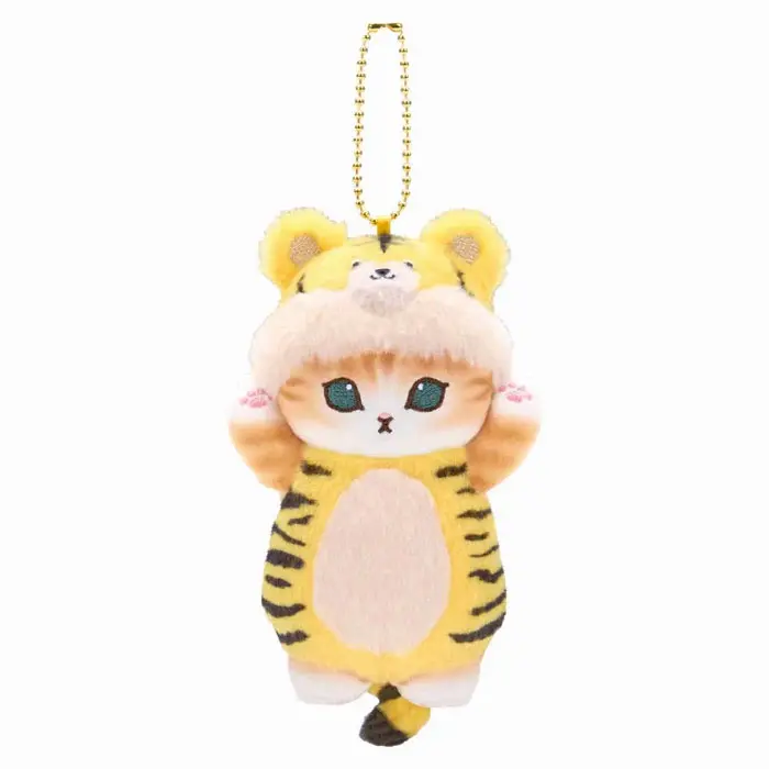 [Mofumofu Store] Mofusand Kigurumi Nyan Mascot Plüschanhänger "Tiger"