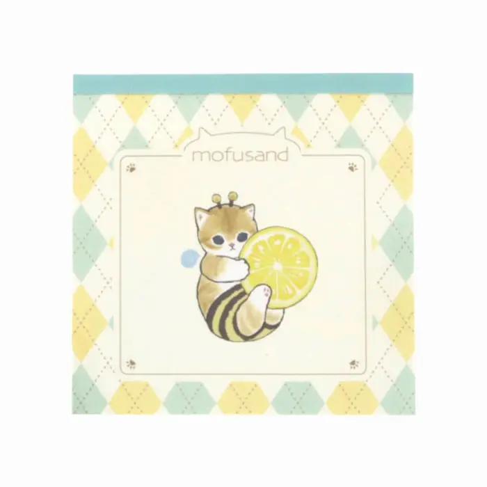 [Mofumofu Store] Mofusand Notizblock "Lemon"
