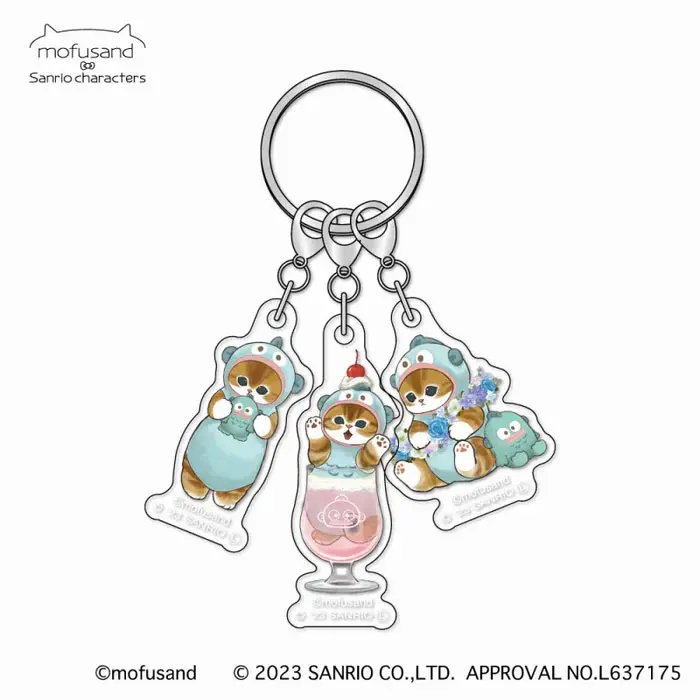 [Mofumofu Store] Mofusand x Sanrio Characters Anhänger "Hangyodon"