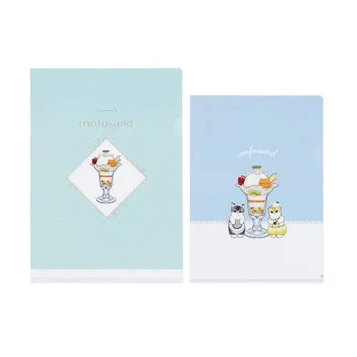 Mofusand Cleafile-Set - Parfait- Fruit Parlor Kuji (DIN A4+DIN B5)