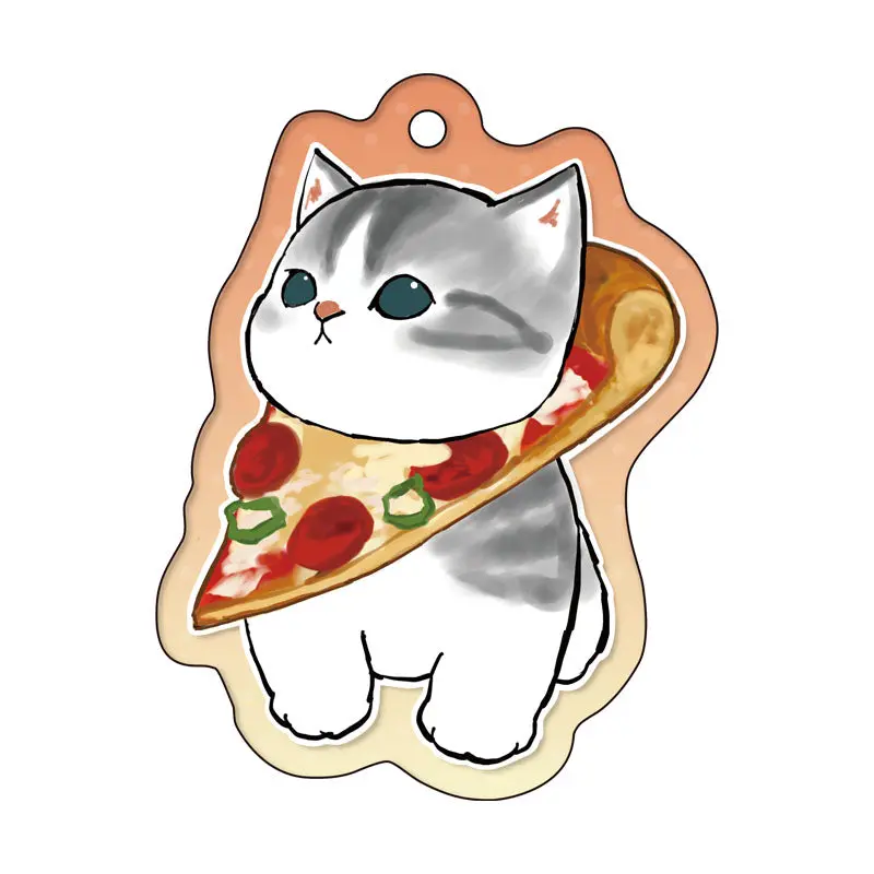 Mofusand Gashapon Anhänger "Pizza"