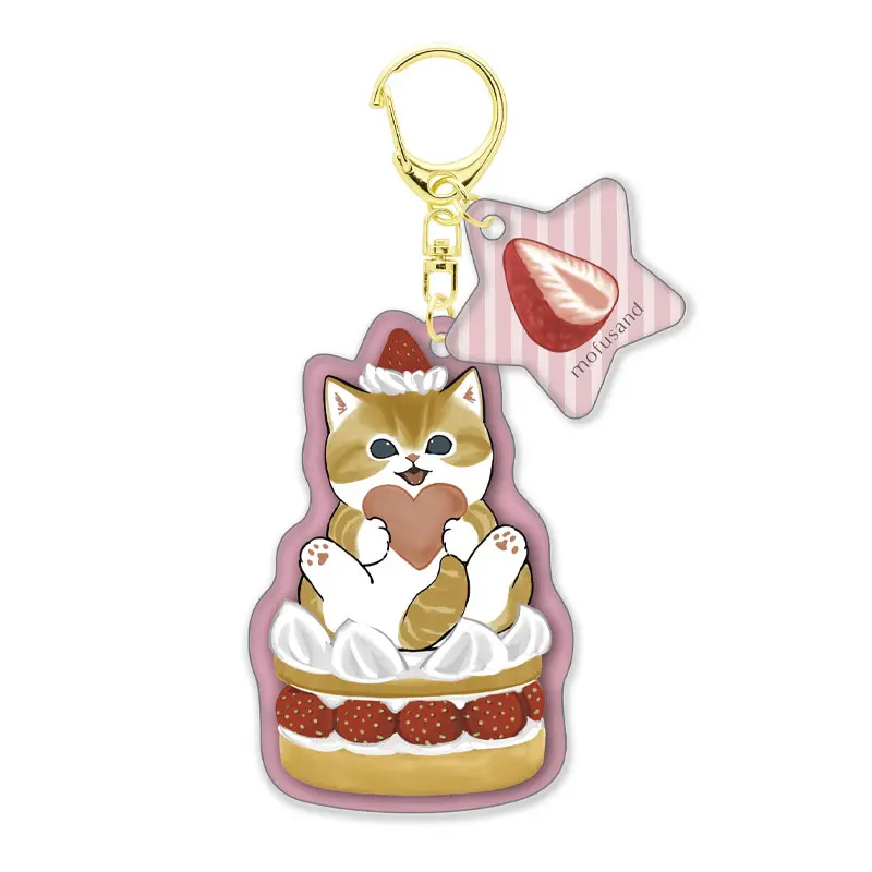 Mofusand Gashapon Anhänger Vol. 3 "Strawberry Shortcake"