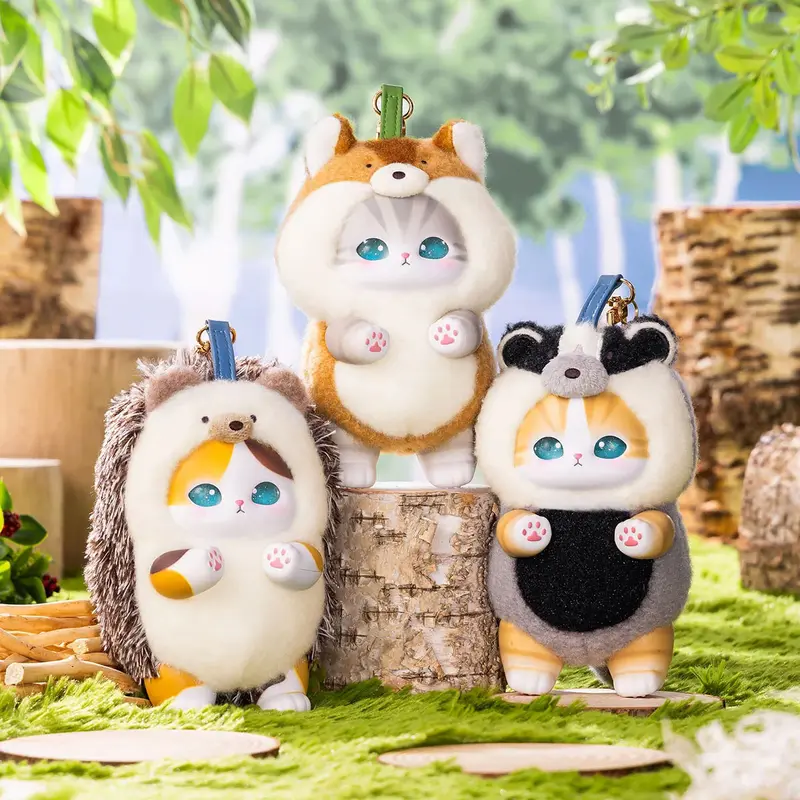 mofusand - Kiramekko Nordic Nyanko - Plüschanhänger - Blindbox - Einzelbox - ca. 13cm - Dreams