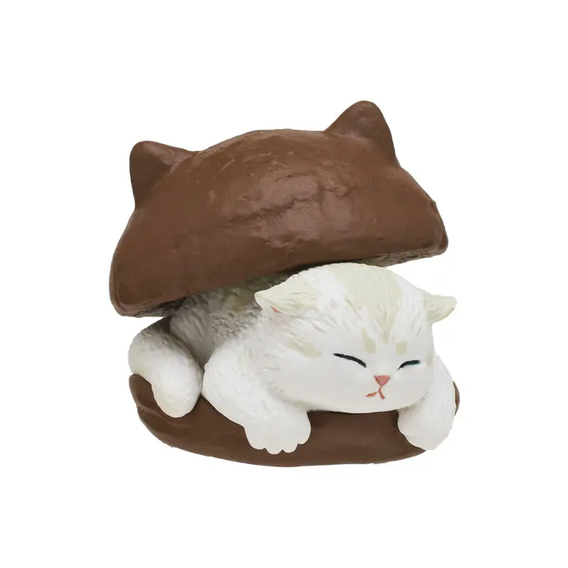 Mofusand Maritozzo Mascot Gashapon Figuren-Anhänger Chocolate White
