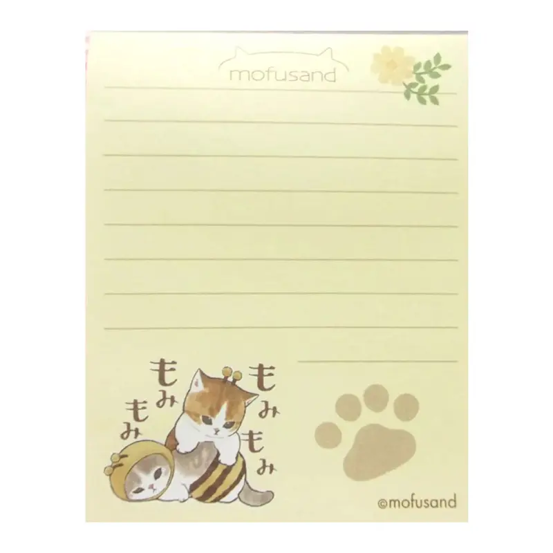 Mofusand Memo Block "Bees"