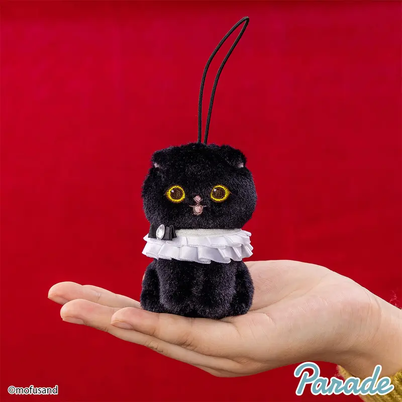 Mofusand Plüschanhänger - Kuro Nyan Mascot - Weiß