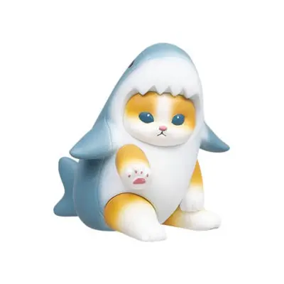 Mofusand Sharks & Kittens Gashapon Figur Hai