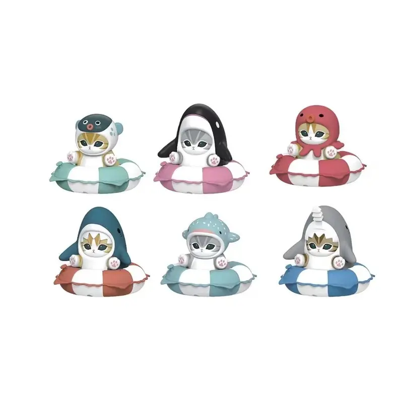 Mofusand - Swimming Ring Cat - Blindbox - Einzelbox - ca. 6 cm - mofusand