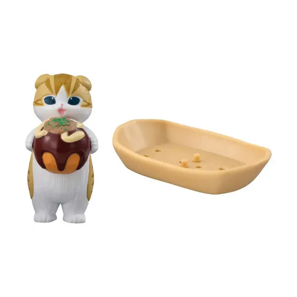 Mofusand Takoyaki Nyan Figur - Creme - Gashapon