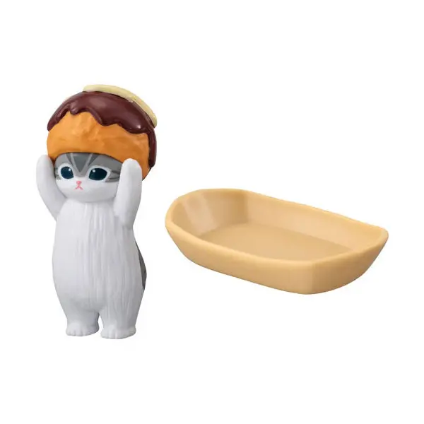 Mofusand Takoyaki Nyan Figur - Grau - Gashapon