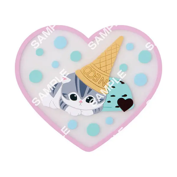 Mofusand Untersetzer - Ice Cream - Collection Vol. 3 - Flat Gashapon