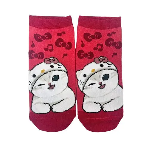 Mofusand x Sanrio Characters Socken "Hello Kitty"
