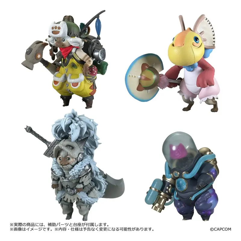 Monster Hunter - Standard Model Plus Palico Collection Vol. 1 - Blind Box Sortiment (4) (Capcom)