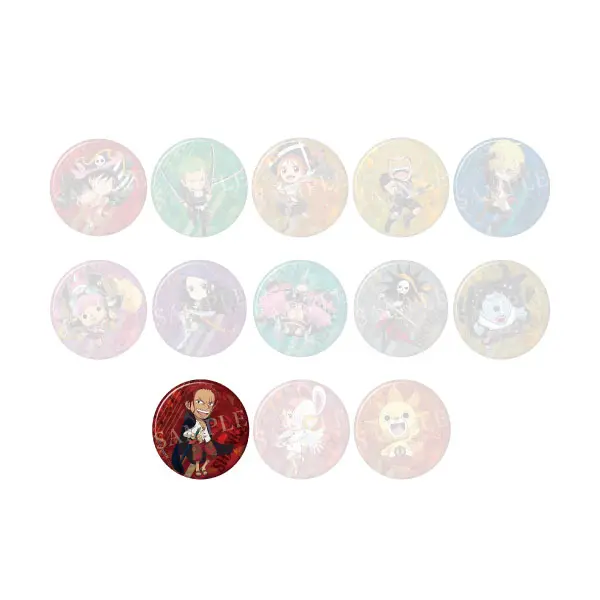 [Mugiwara Store] One Piece Film Red Holo Button Shanks