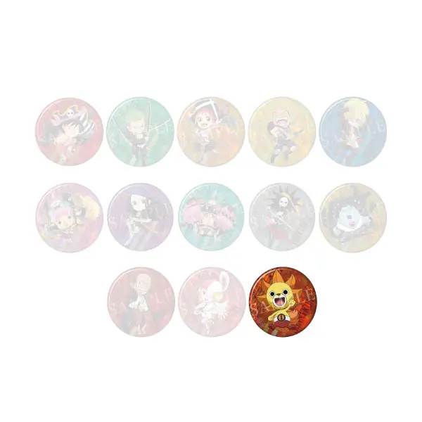 [Mugiwara Store] One Piece Film Red Holo Button Sunny Kun