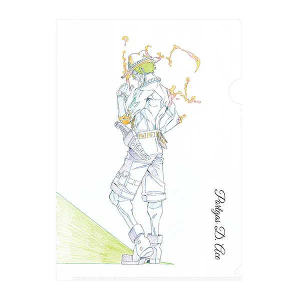 [Mugiwara Store] One Piece Illustration Works Clearfile Portgas D. Ace