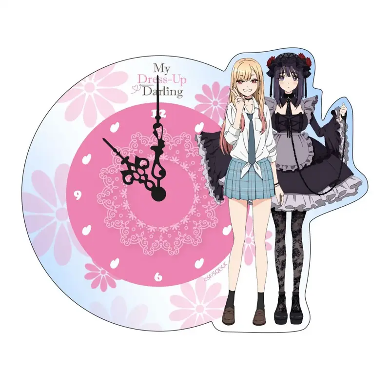 My Dress-Up Darling - Acrylwanduhr - Marin Kitagawa - (24x20cm, Holo-Effekt)