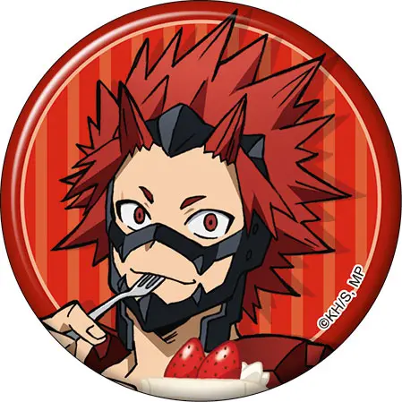 My Hero Academia Battle Cake Button Eijiro Kirishima