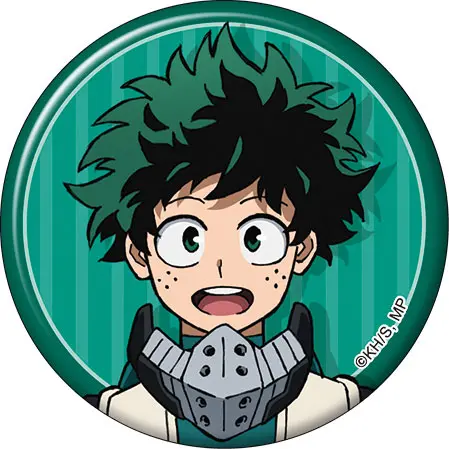 My Hero Academia Battle Cake Button Izuku Midoriya