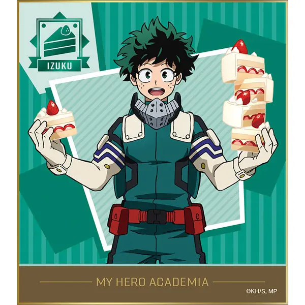 My Hero Academia Battle Cake Shikishi Izuku Midoriya
