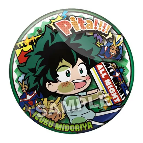 My Hero Academia Heights Alliance Pita! Button Izuku Midoriya
