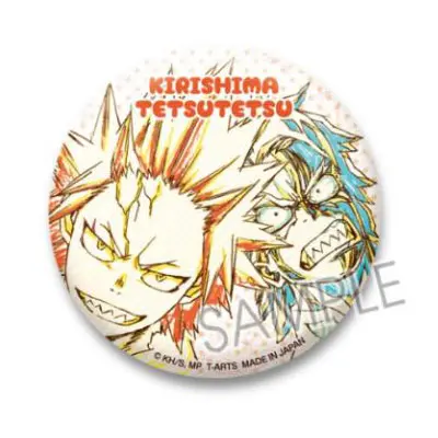 My Hero Academia Hero Button Vol. 2 Eijiro Kirishima & Tetsutetsu Tetsutetsu