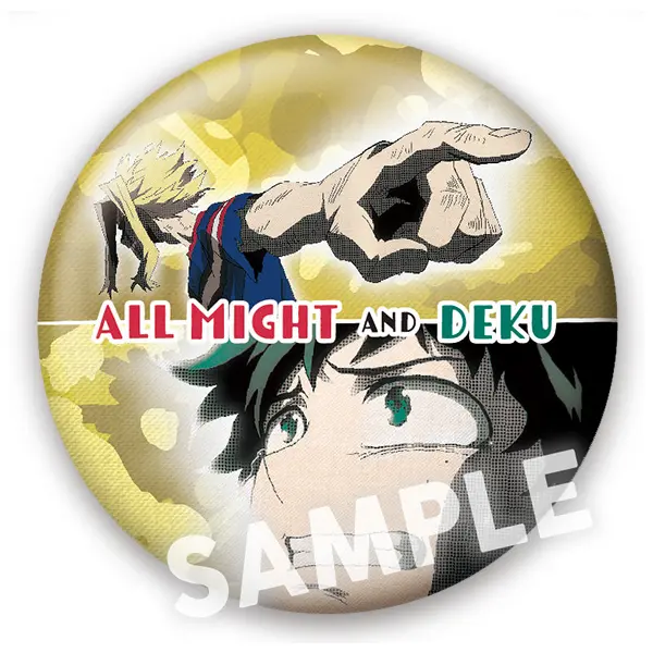 My Hero Academia Hero Buttons Vol. 11 Izuku Midoriya & All Might