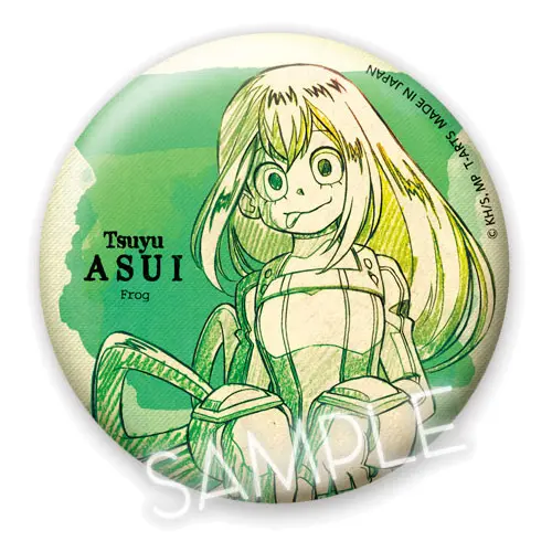 My Hero Academia Manga Button Tsuyu Asui