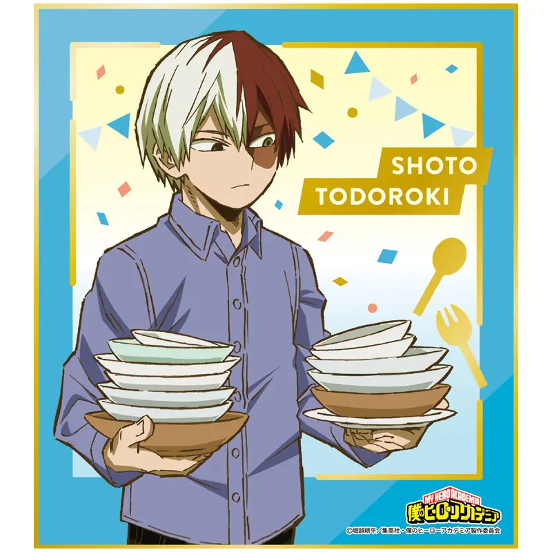My Hero Academia Party Shikishi Shoto Todoroki