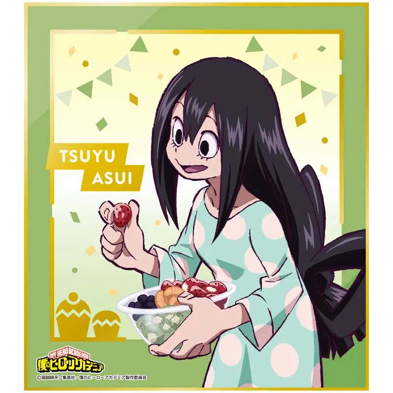My Hero Academia Party Shikishi Tsuyu Asui