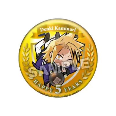 My Hero Academia Pita! Defome Happy 5 Years Button Denki Kaminari