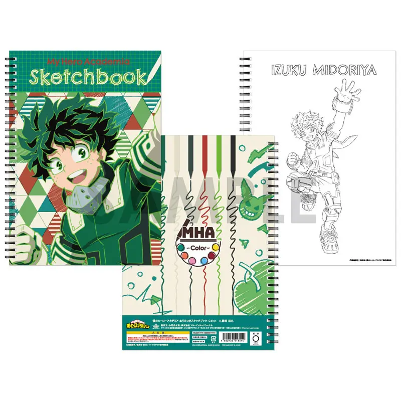 My Hero Academia Skizzenbuch Izuku Midoriya