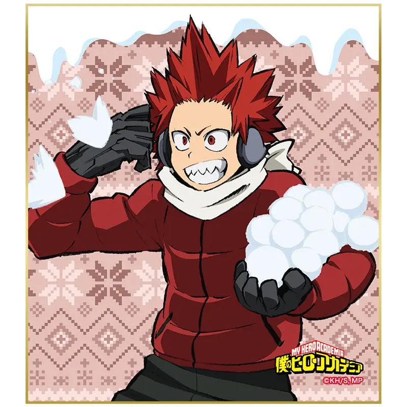 My Hero Academia Snow Ball Fight Shikishi Eijiro Kirishima