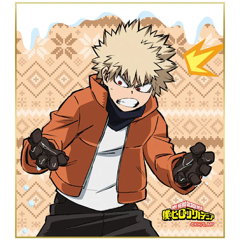 My Hero Academia Snow Ball Fight Shikishi Katsuki Bakugo