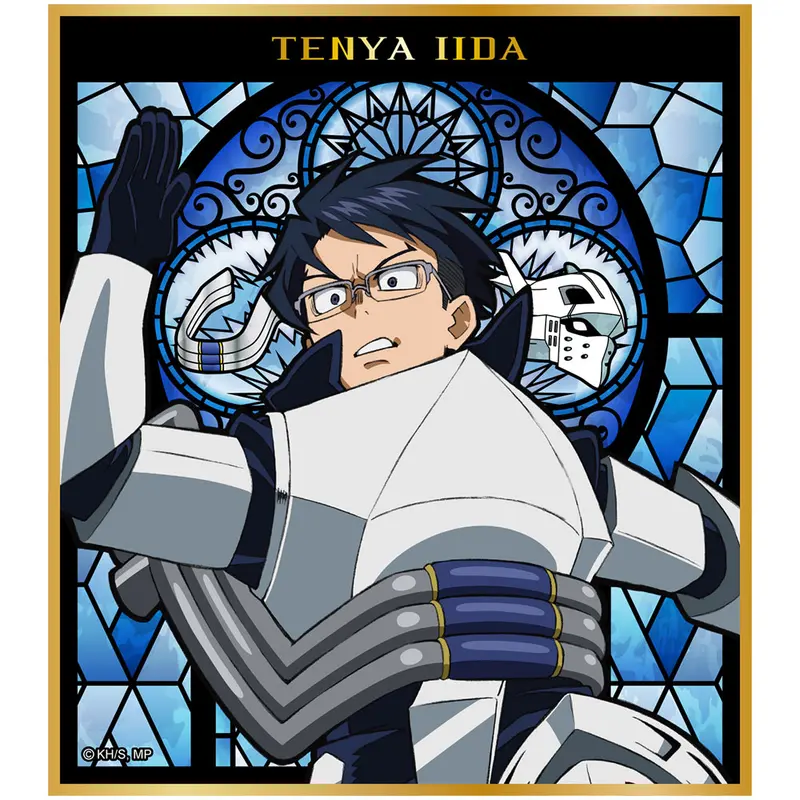My Hero Academia Stained Glass Gilding Shikishi Tenya Iida
