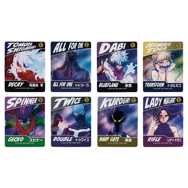 My Hero Academia Sticker-Set - Villains - Conflicting Feelings Kuji