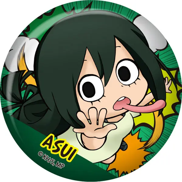 My Hero Academia TojiColle Button Tsuyu Asui