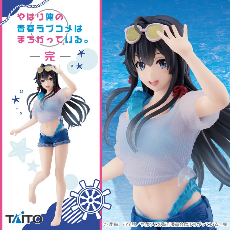My Teen Romantic Comedy SNAFU Climax! PVC Statue Yukino Yukinoshita T-Shirt Swimsuit Ver.