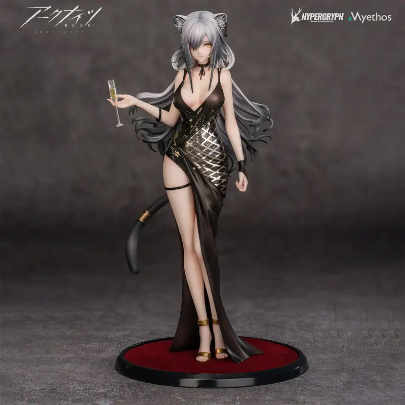 Myethos Schwarz mit Abendkleid | Arknights Sammelfigur | 24 cm