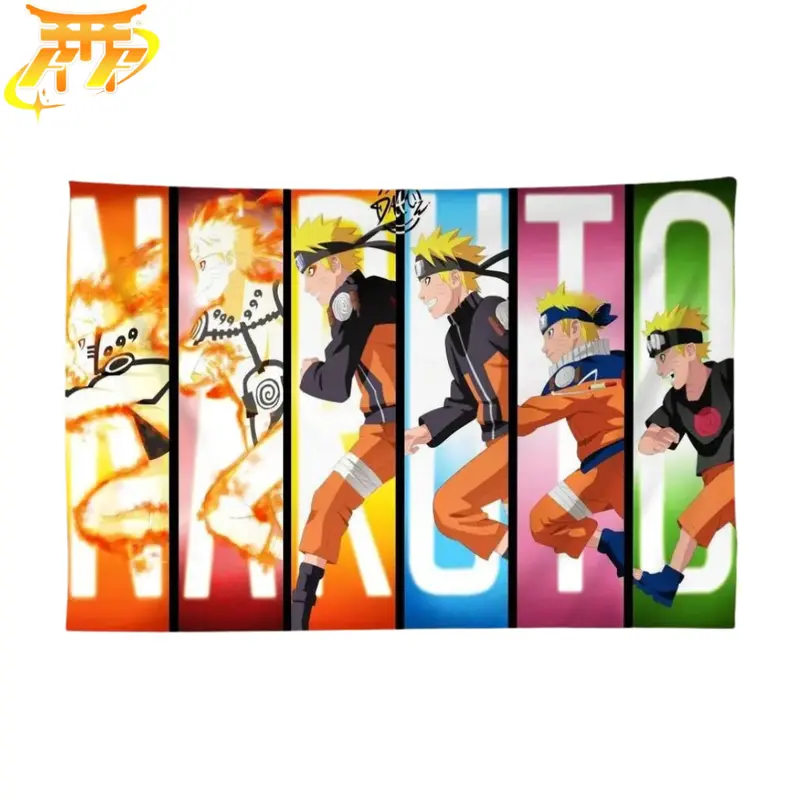 Naruto „Entwicklung des Helden“ Flagge – Naruto