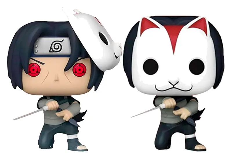Naruto POP! Animation Vinyl Figur Anbu Itachi w/Chase 9 cm