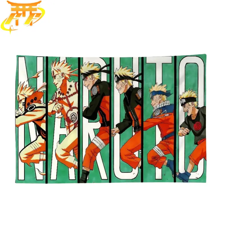 Naruto „Rennen durch die Zeiten“ Flagge – Naruto