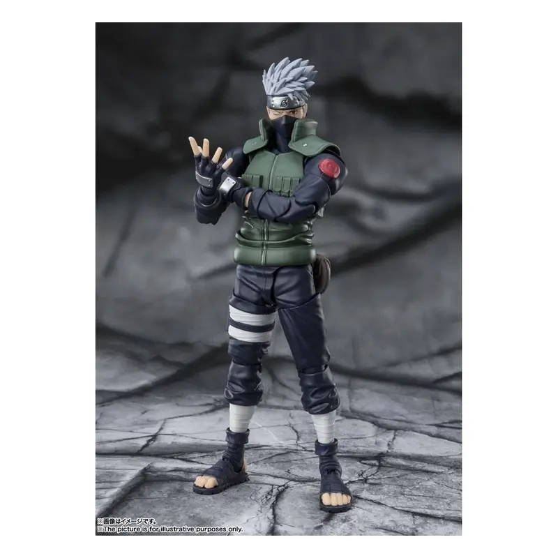 Naruto Shippuden S.H. Figuarts Actionfigur Kakashi Hatake -The famed Sharingan Hero- 16 cm