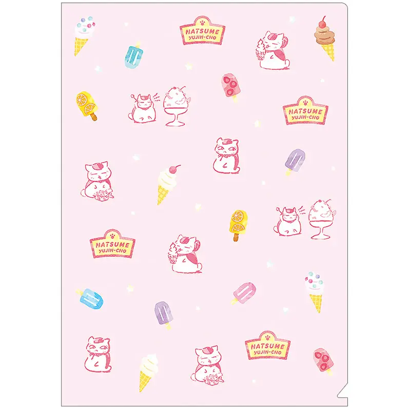 Natsumes Book of Friends Clearfile Cold Sweets