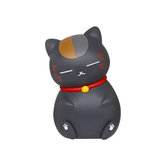 Natsumes Book of Friends Katazun Gashapon Figur Kuro Nyanko