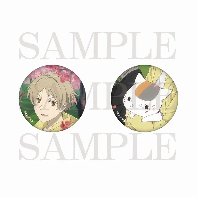 Natsumes Book Of Friends Nyanko Sensei & Takashi Button-Set