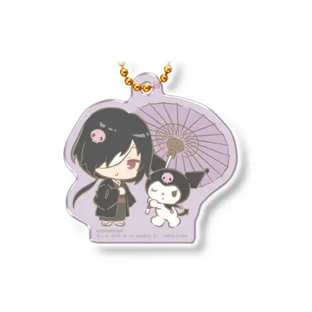 Natsumes Book of Friends x Sanrio Characters Seiji & Kuromi Anhänger - Gashapon